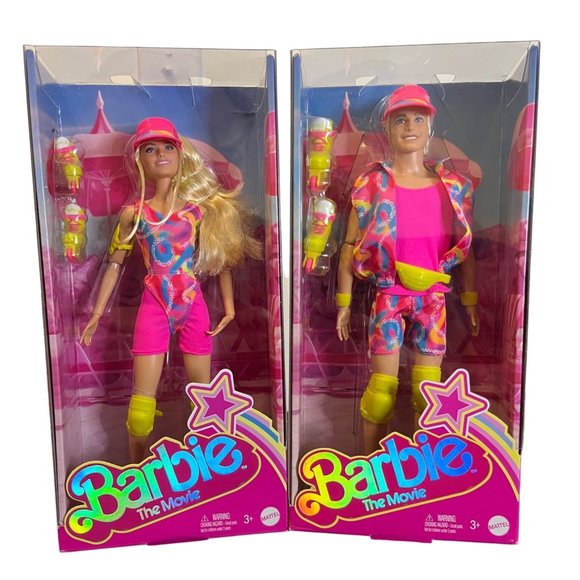 Mattel Other - Barbie the Movie Set of Barbie & Ken - Inline Skating. In Hand! Barbiecore